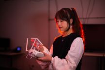 International students in the Virtual Design lab