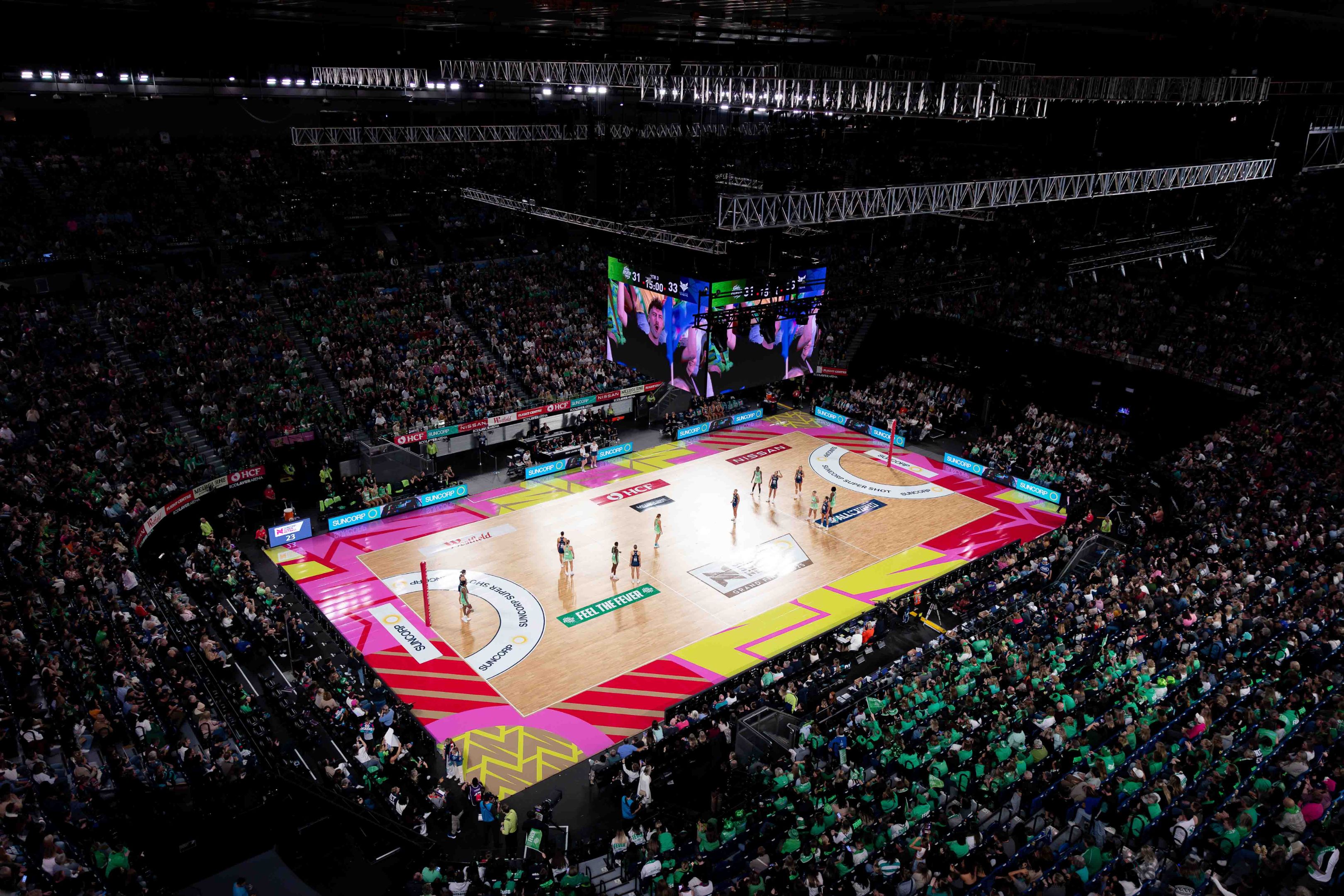 2025 Suncorp Super Netball Grand Final at Rod Laver Arena. 2025 Suncorp Super Netball Grand Final at Rod Laver Arena.
