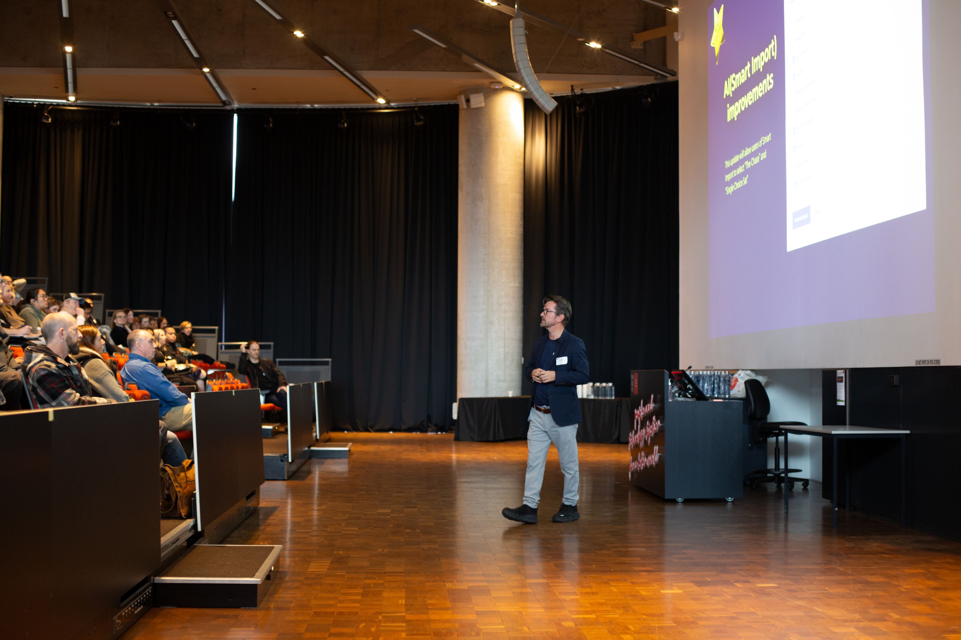 Industry speakers at the Swinburne-hosted H5P Community Conference shared insights into how AI integration can enhance learning and teaching. Industry speakers at the Swinburne-hosted H5P Community Conference shared insights into how AI integration can enhance learning and teaching.