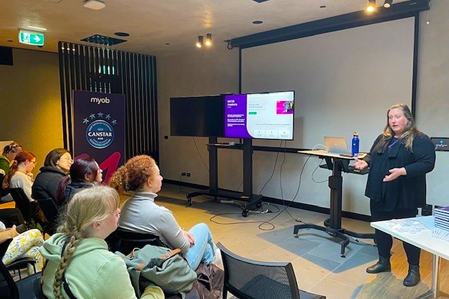 MYOB presentation Presentation to students