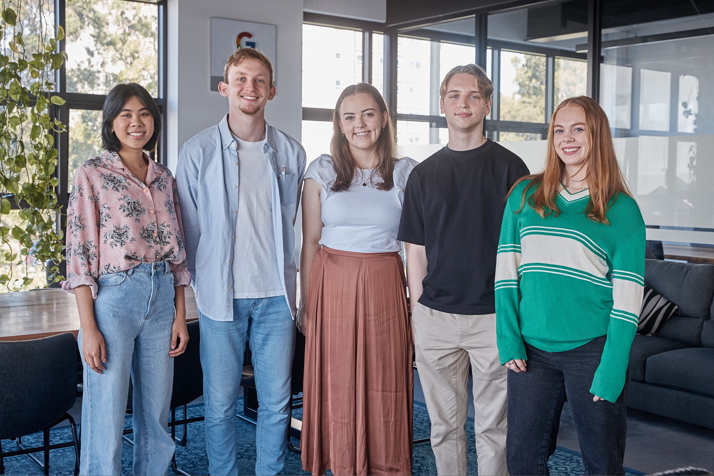 Swinburne students during their placement at Optimising Swinburne students during their placement at Optimising