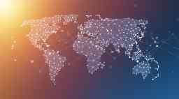 Geometric Network World Map Polygon Graphic Background