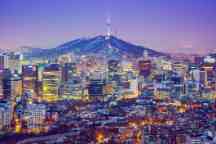 Skyline of Seoul, South Korea
