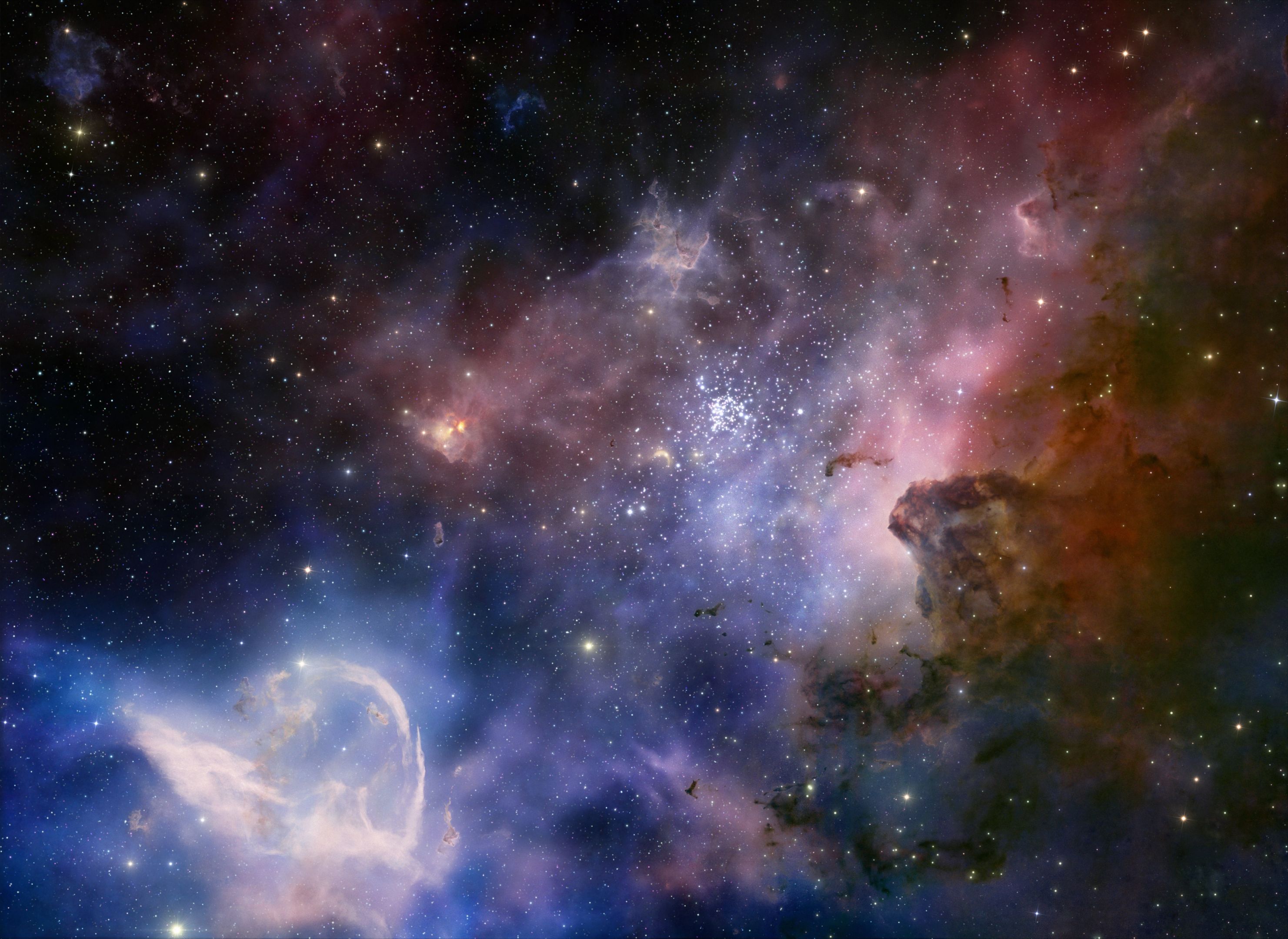 Carina Nebula, Hidden Universe (Restricted)