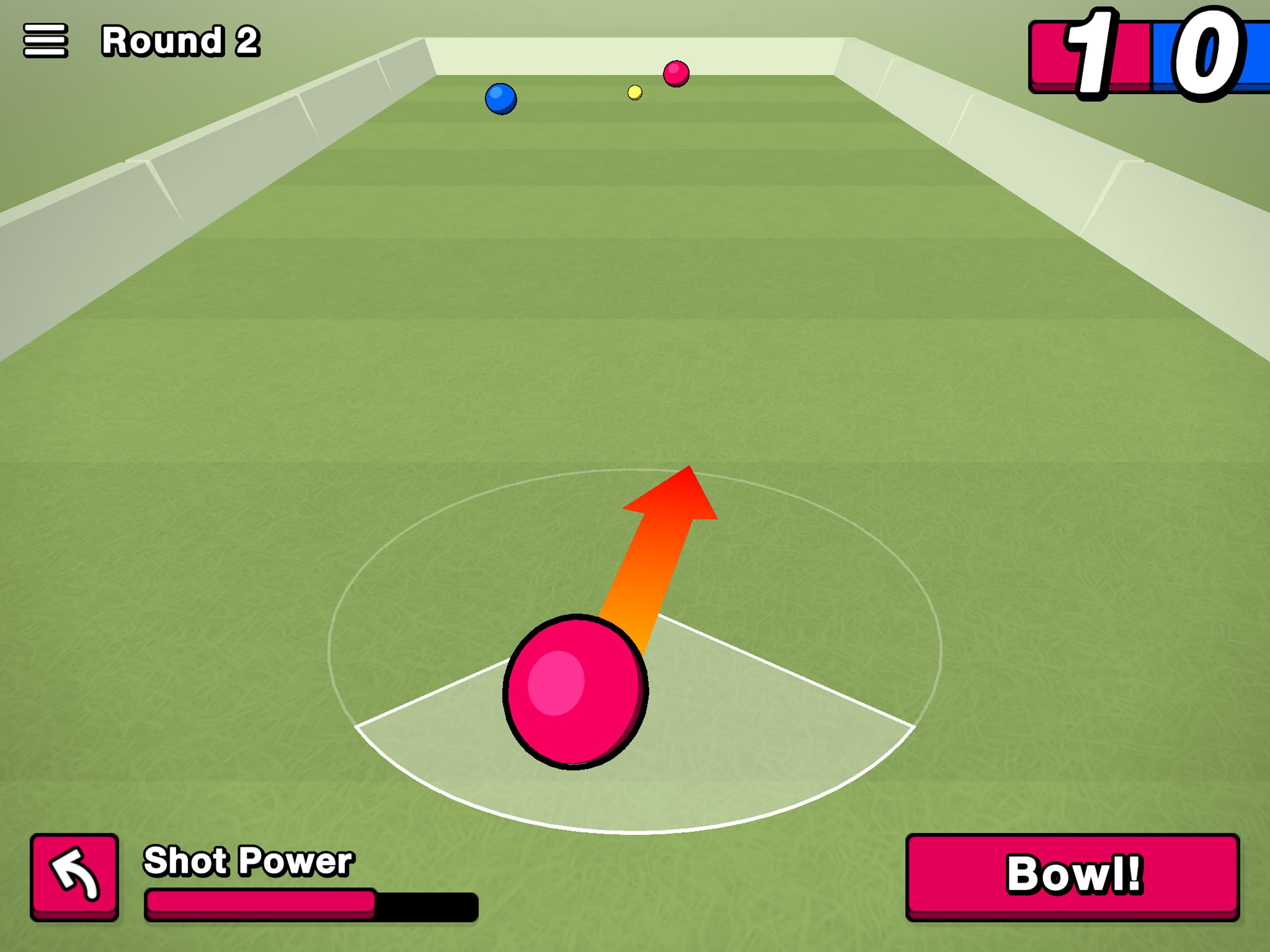 Other popular games are available on the App, such as lawn bowling. A Better Visit App Project iPad Screenshot