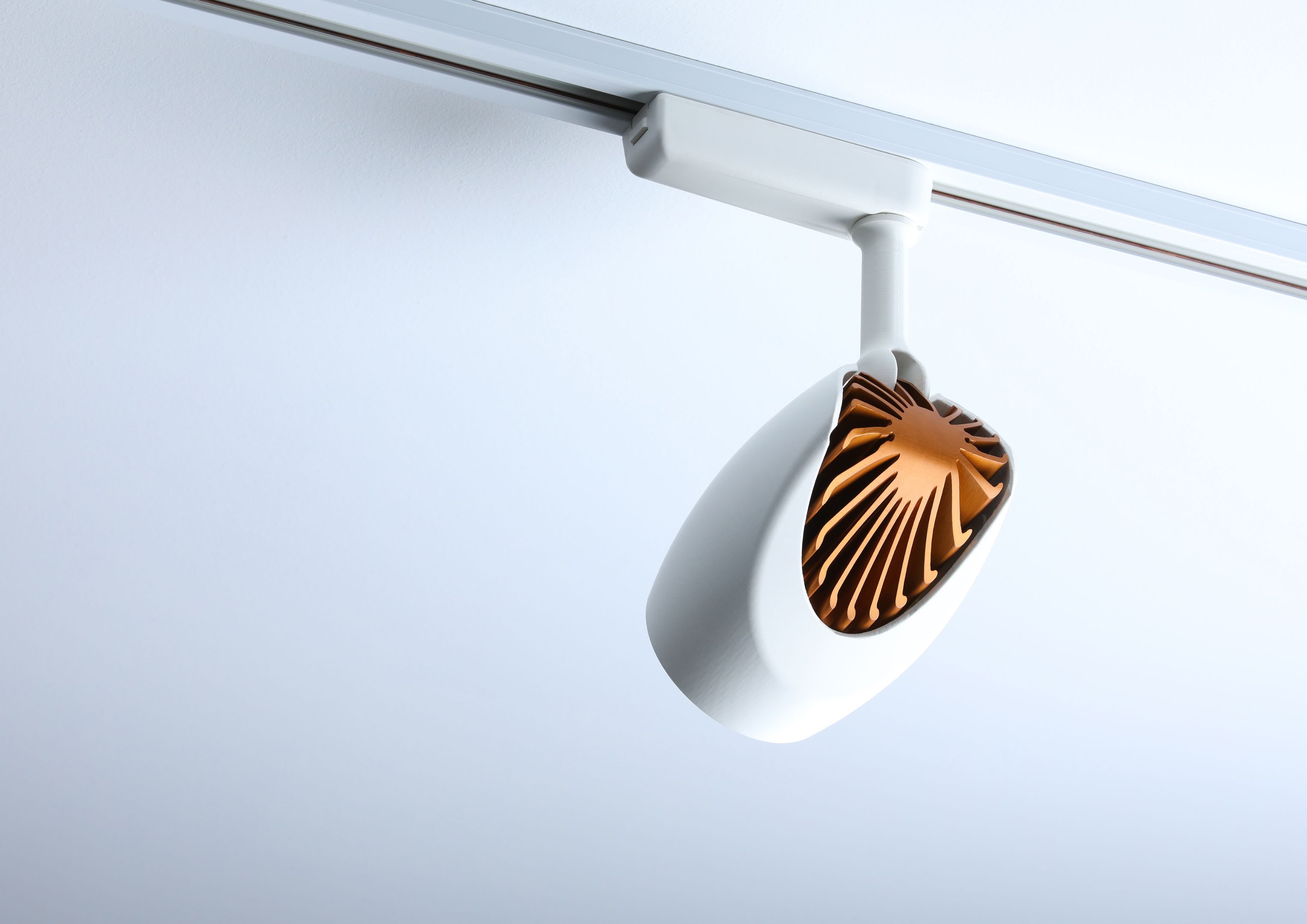 One of the final products developed for LimeLite’s OnTrack range, designed by the product development team in the CDI. LimeLite product range - copper heatsink