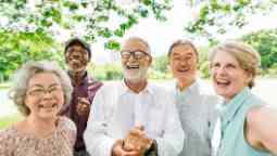 A group of elderly people