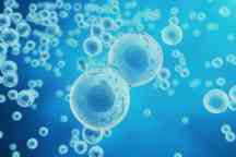 Blue cell background