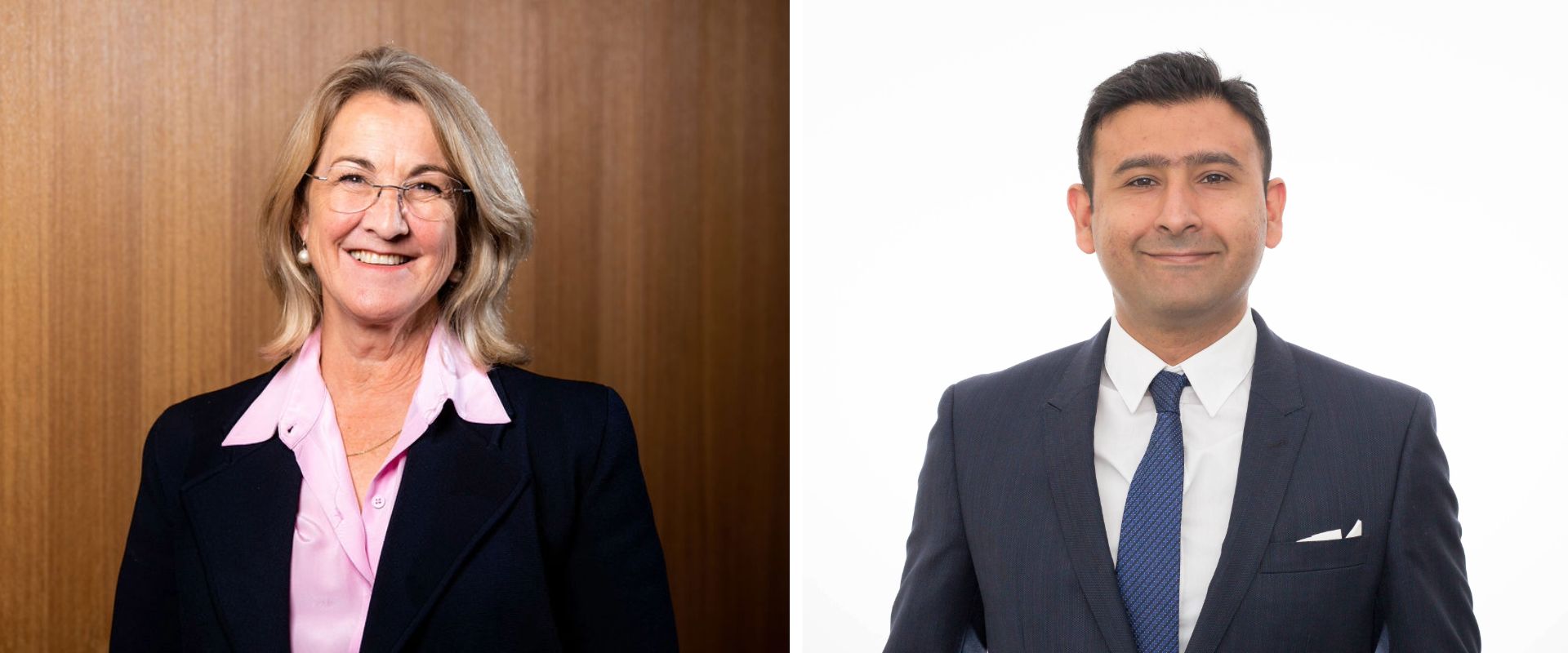 Dr Hermione Parsons, CEO and MD of Australian Logistics Council and Swinburne’s Professor Hadi Ghaderi