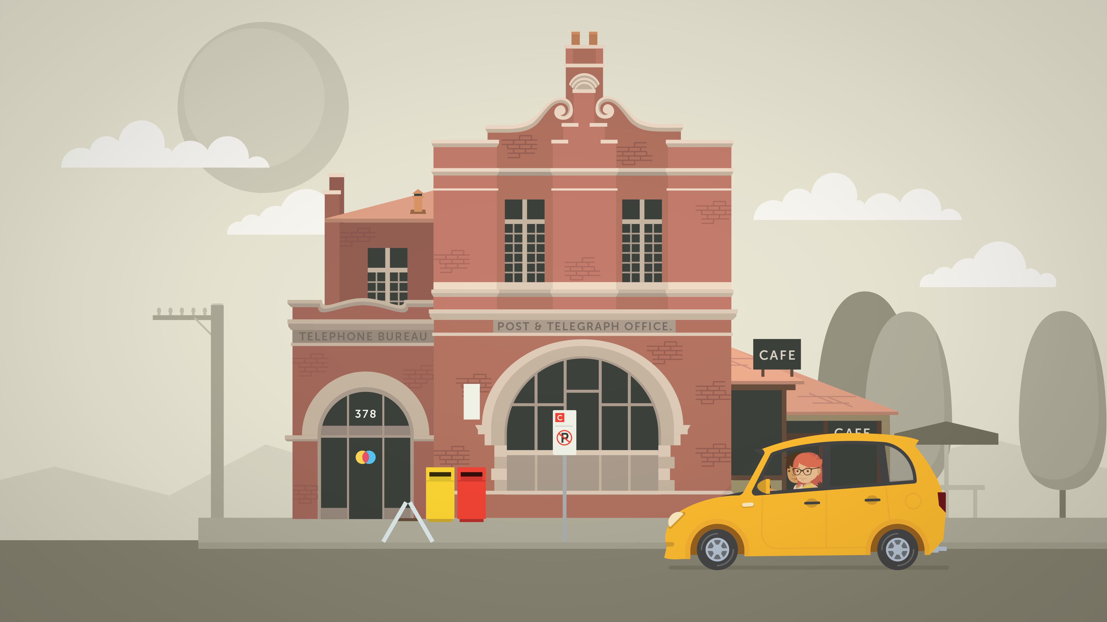 Parking, especially disability parking, is often the first access-related issues for clients. Waiting Room Animation AHC Parking