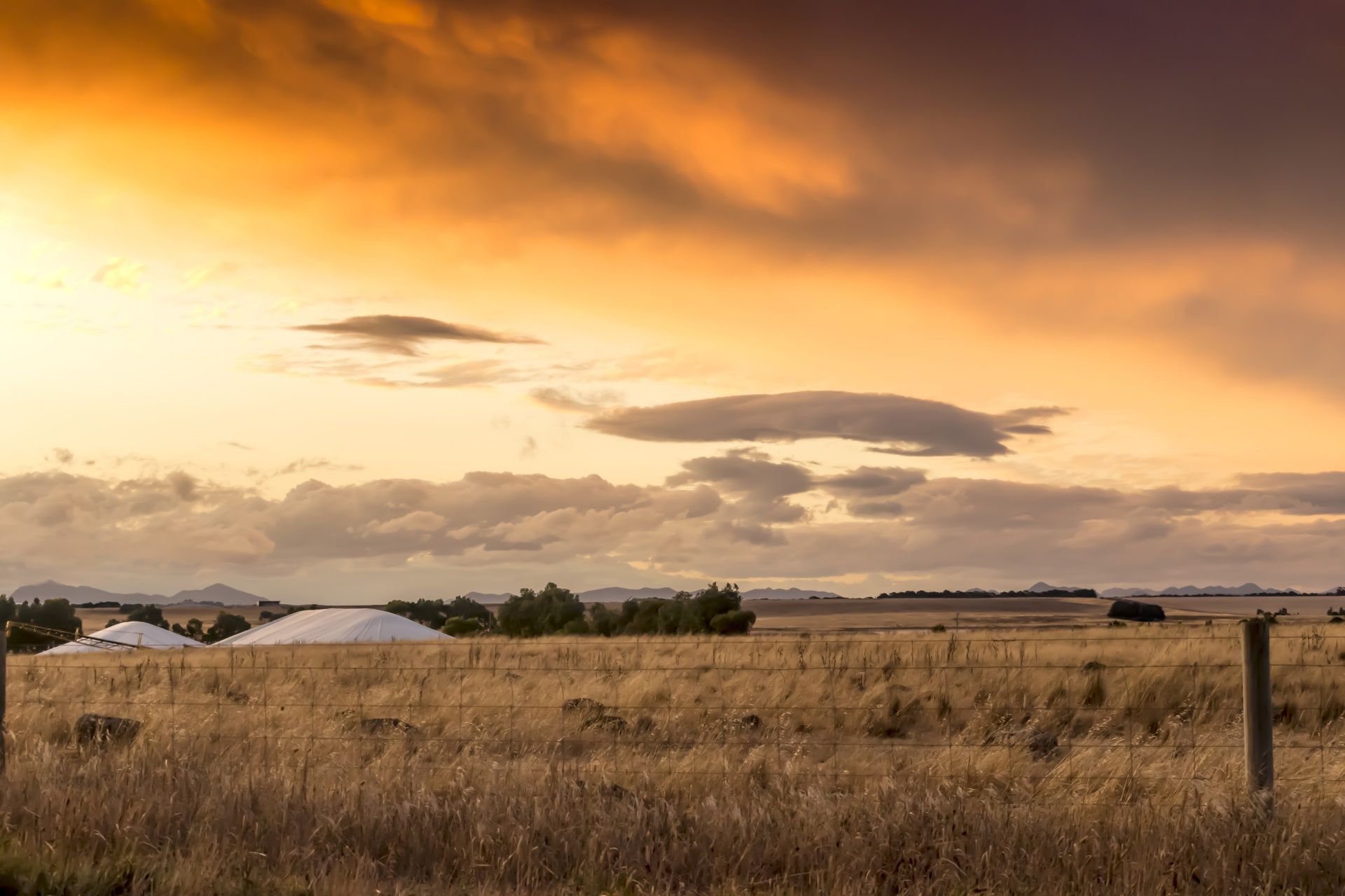 Australian country soil during sunset Australian country soil during sunset