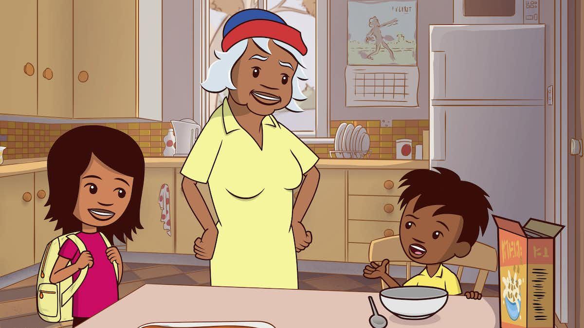 Little J and Big Cuz Little J and Big Cuz is program about two young Indigenous Australian kids living with their Nanna and Old Dog. SBS TV.