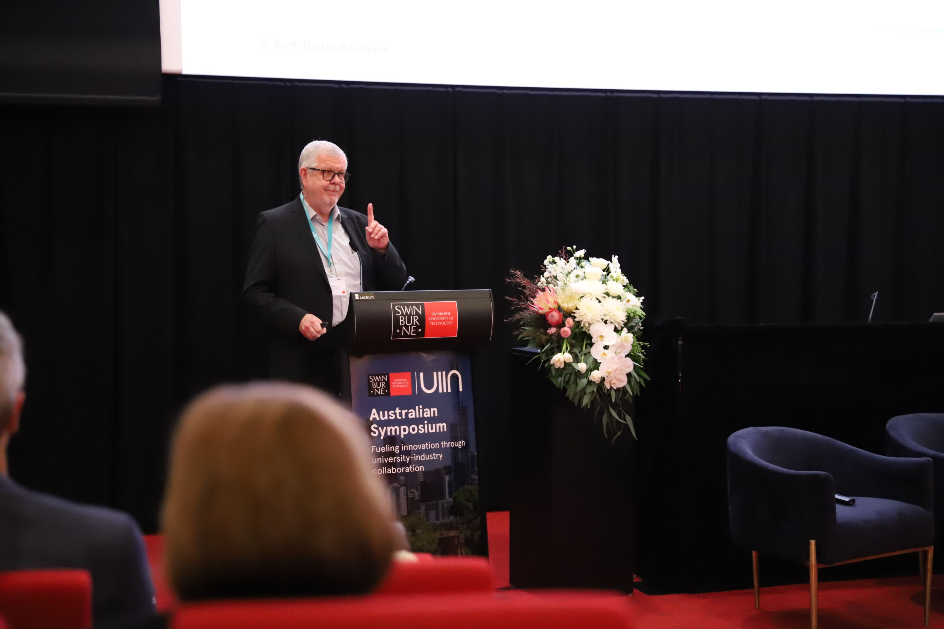 Dr Dieter Rombach Professional speaking at event