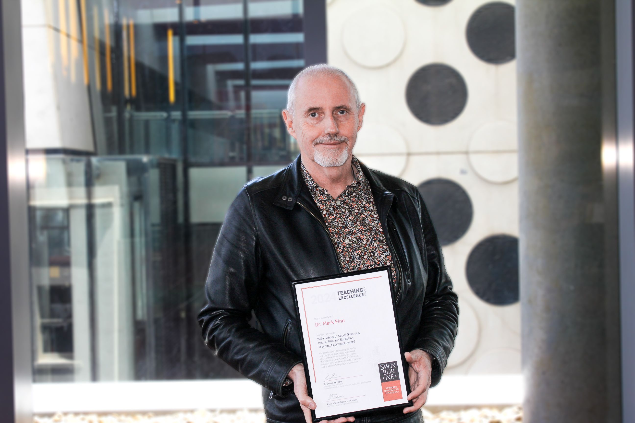 SOSSMFE School Teaching Excellence Award Recipient Dr Mark Finn School Teaching Excellence Award Recipient Dr Mark Finn