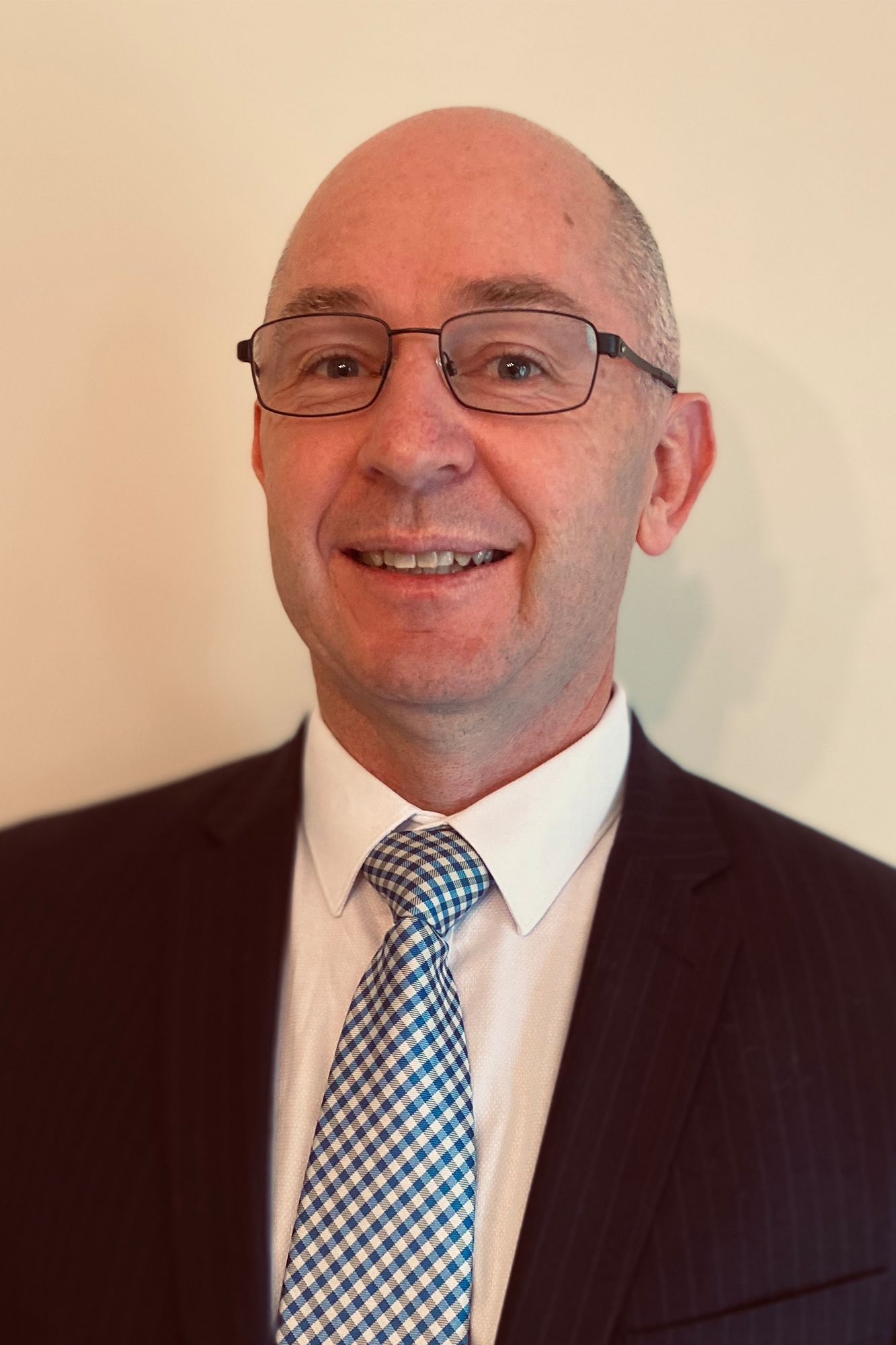 Mark Soar Man with glasses smiling at the camera