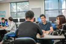International students attending an ELICOS event