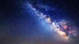 The Milky Way night sky with stars in Crimea.