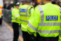 British police crowd control